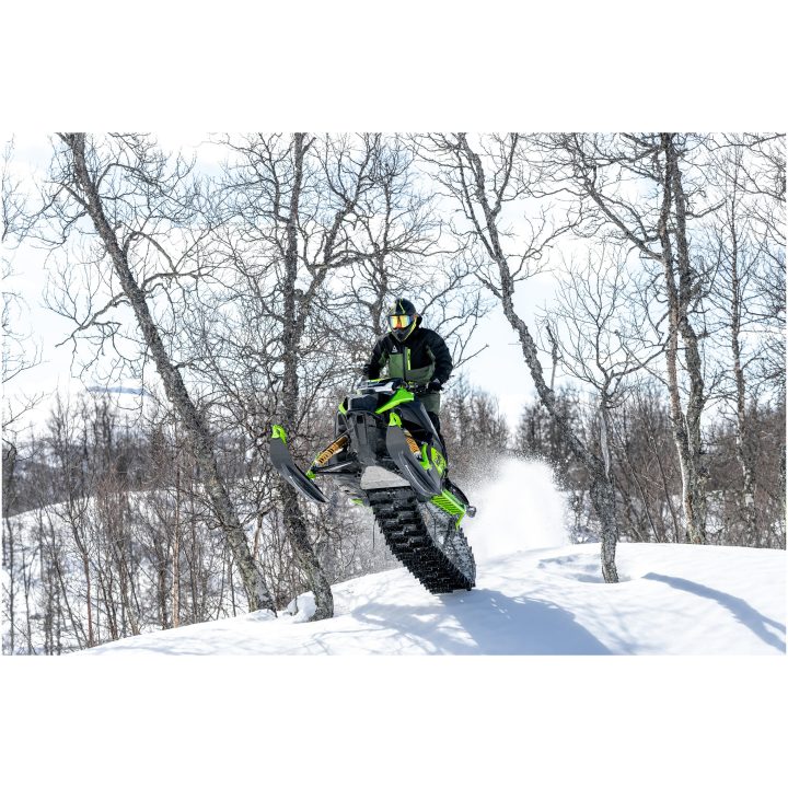 Skoteroverall Dynamic Svart Militärgrön Neongul AMOQ XS – bild 8