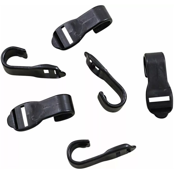 Skoteröverdragskrokar Svart PARTS UNLIMITED Krok – bild 2
