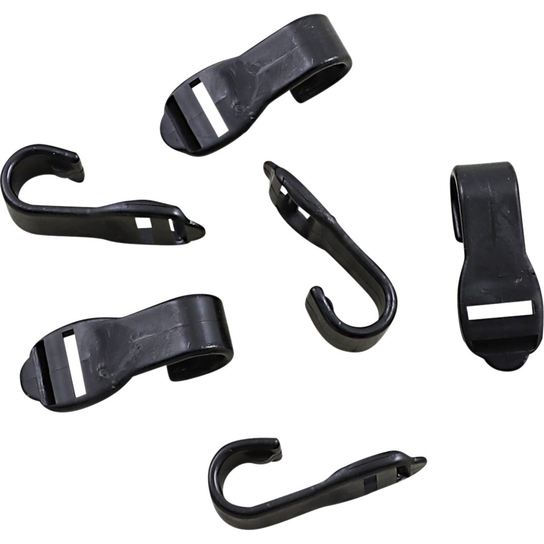 Skoteröverdragskrokar Svart PARTS UNLIMITED Krok