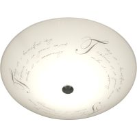 Skrift Plafond, Vit/stål ANETA HOME