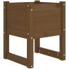 Skrivbord honungsbrun massiv furu vidaXL 40 x 40 x 52.5 cm – miniatyr 2