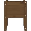 Skrivbord honungsbrun massiv furu vidaXL 40 x 40 x 52.5 cm – miniatyr 4