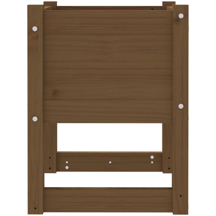 Skrivbord honungsbrun massiv furu vidaXL 40 x 40 x 52.5 cm – bild 5
