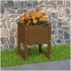 Skrivbord honungsbrun massiv furu vidaXL 40 x 40 x 52.5 cm – miniatyr 1