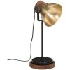 Skrivbordslampa 25 W antik mässing 17x17x50 cm E27 vidaXL – miniatyr 2