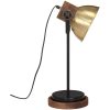 Skrivbordslampa 25 W antik mässing 17x17x50 cm E27 vidaXL – miniatyr 4