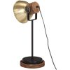 Skrivbordslampa 25 W antik mässing 17x17x50 cm E27 vidaXL – miniatyr 5