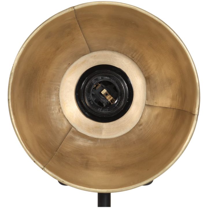 Skrivbordslampa 25 W antik mässing 17x17x50 cm E27 vidaXL – bild 6
