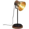 Skrivbordslampa 25 W antik mässing 17x17x50 cm E27 vidaXL – miniatyr 1