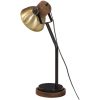 Skrivbordslampa 25 W antik mässing 18x18x60 cm E27 vidaXL – miniatyr 5
