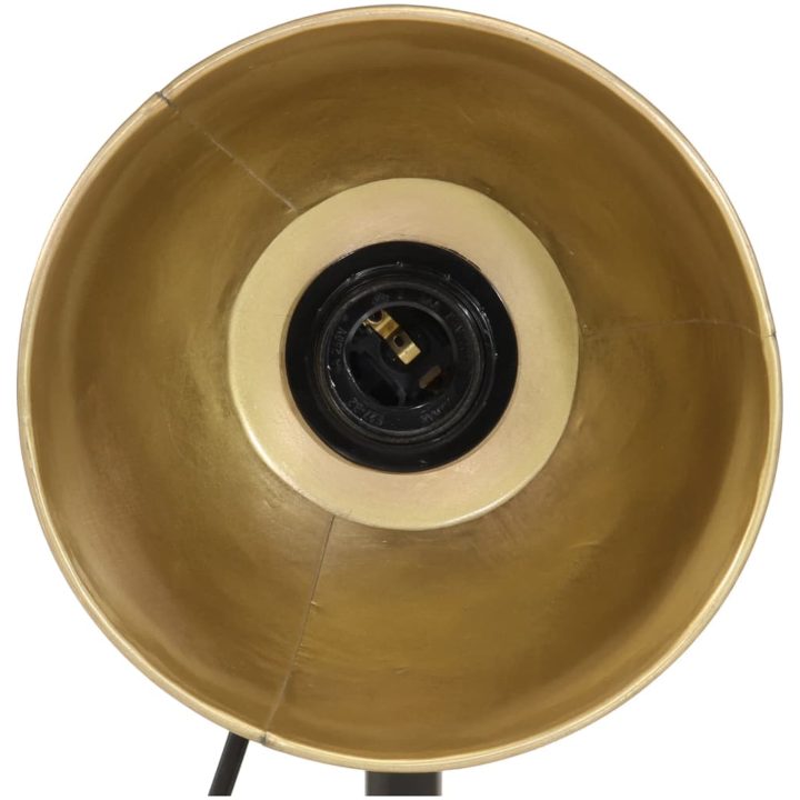 Skrivbordslampa 25 W antik mässing 18x18x60 cm E27 vidaXL – bild 6