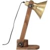 Skrivbordslampa 25 W antik mässing 23x13x52 cm E27 vidaXL 23 x 23 x 52 cm – miniatyr 4