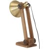 Skrivbordslampa 25 W antik mässing 23x13x52 cm E27 vidaXL 23 x 23 x 52 cm – miniatyr 5