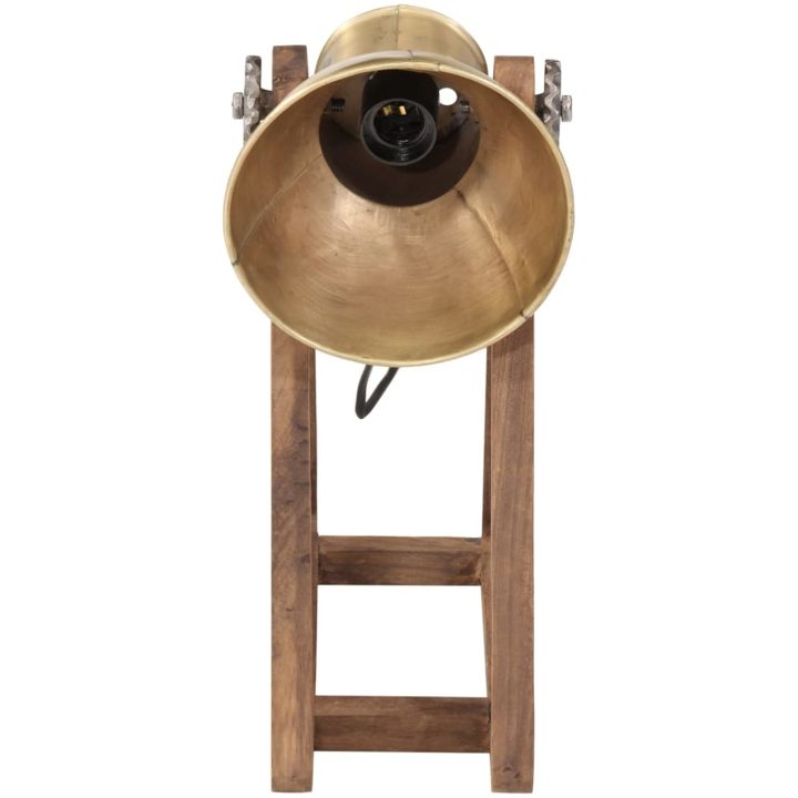 Skrivbordslampa 25 W antik mässing 30x17x40 cm E27 vidaXL – bild 3