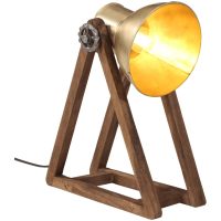 Skrivbordslampa 25 W antik mässing 30x17x40 cm E27 vidaXL