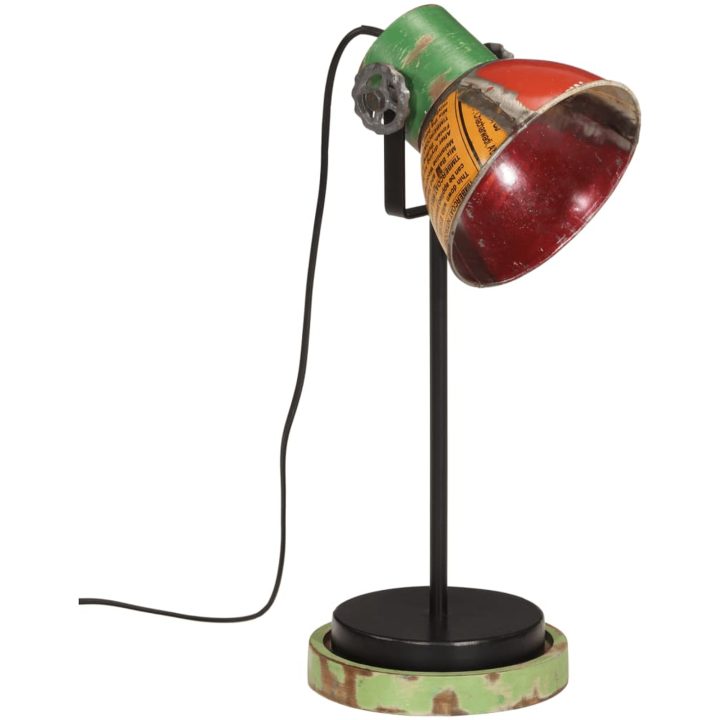 Skrivbordslampa 25 W flerfärgad 17x17x50 cm E27 vidaXL – bild 2