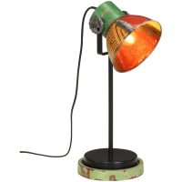 Skrivbordslampa 25 W flerfärgad 17x17x50 cm E27 vidaXL