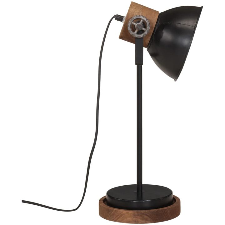 Skrivbordslampa 25 W svart 17x17x50 cm E27 vidaXL – bild 4