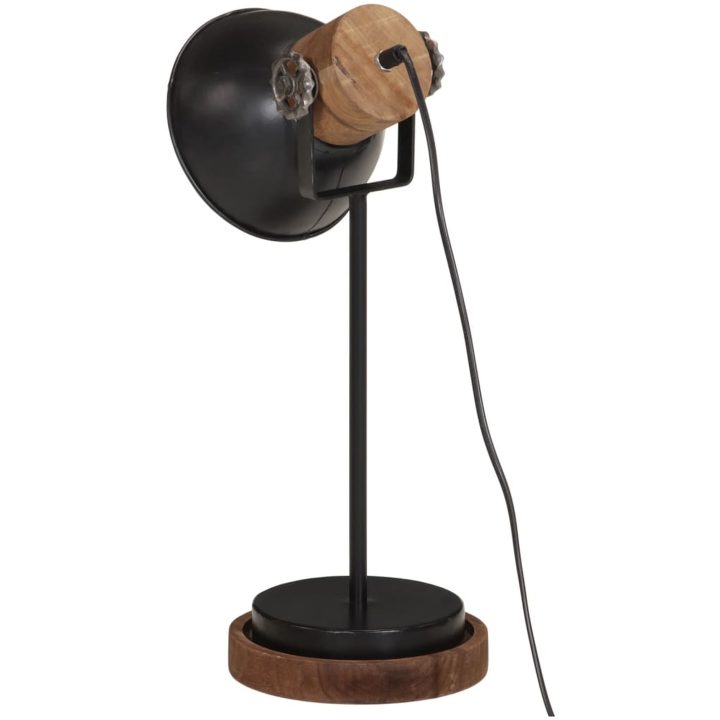 Skrivbordslampa 25 W svart 17x17x50 cm E27 vidaXL – bild 5