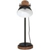 Skrivbordslampa 25 W svart 18x18x60 cm E27 vidaXL – miniatyr 3