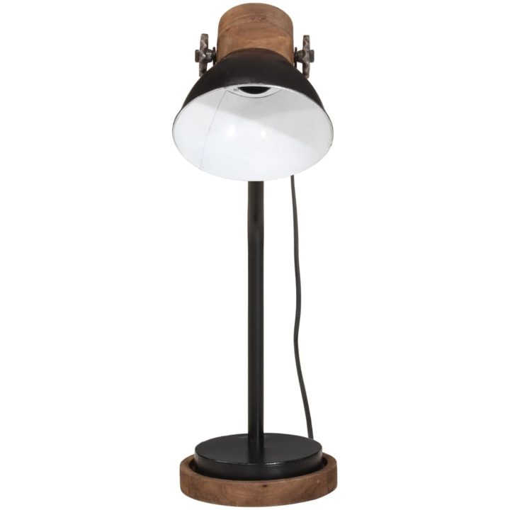 Skrivbordslampa 25 W svart 18x18x60 cm E27 vidaXL – bild 3