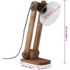 Skrivbordslampa 25 W svart 23x13x52 cm E27 vidaXL 23 x 23 x 52 cm – miniatyr 11