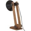 Skrivbordslampa 25 W svart 23x13x52 cm E27 vidaXL 23 x 23 x 52 cm – miniatyr 5