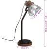 Skrivbordslampa 25 W vintage silver 18x18x60 cm E27 vidaXL – miniatyr 11