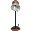 Skrivbordslampa 25 W vintage silver 18x18x60 cm E27 vidaXL – miniatyr 3