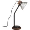 Skrivbordslampa 25 W vintage silver 18x18x60 cm E27 vidaXL – miniatyr 4