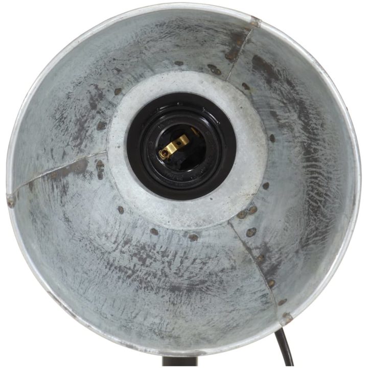 Skrivbordslampa 25 W vintage silver 18x18x60 cm E27 vidaXL – bild 6