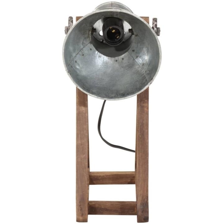 Skrivbordslampa 25 W vintage silver 30x17x40 cm E27 vidaXL – bild 3