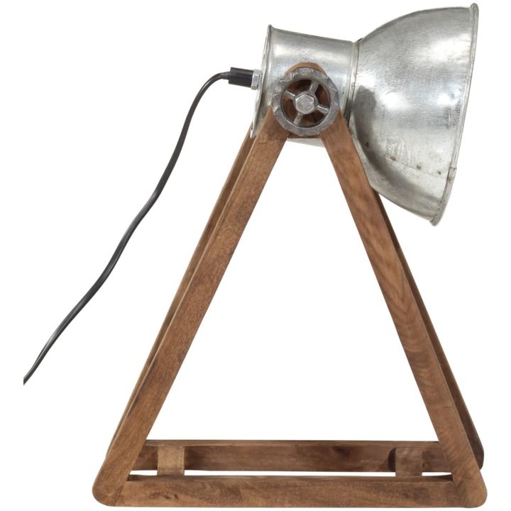 Skrivbordslampa 25 W vintage silver 30x17x40 cm E27 vidaXL – bild 4