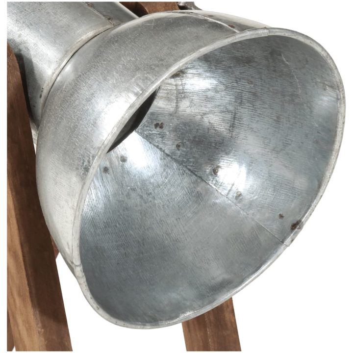 Skrivbordslampa 25 W vintage silver 30x17x40 cm E27 vidaXL – bild 7