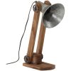 Skrivbordslampa 25W vintage silver 23x13x52 cm E27 vidaXL 23 x 23 x 52 cm – miniatyr 2