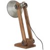 Skrivbordslampa 25W vintage silver 23x13x52 cm E27 vidaXL 23 x 23 x 52 cm – miniatyr 5