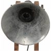 Skrivbordslampa 25W vintage silver 23x13x52 cm E27 vidaXL 23 x 23 x 52 cm – miniatyr 6