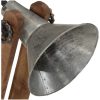 Skrivbordslampa 25W vintage silver 23x13x52 cm E27 vidaXL 23 x 23 x 52 cm – miniatyr 7