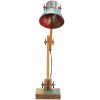 Skrivbordslampa industriell Flerfärgad rund 23x18x95 cm E27 vidaXL – miniatyr 3
