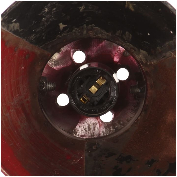 Skrivbordslampa industriell Flerfärgad rund 23x18x95 cm E27 vidaXL – bild 6