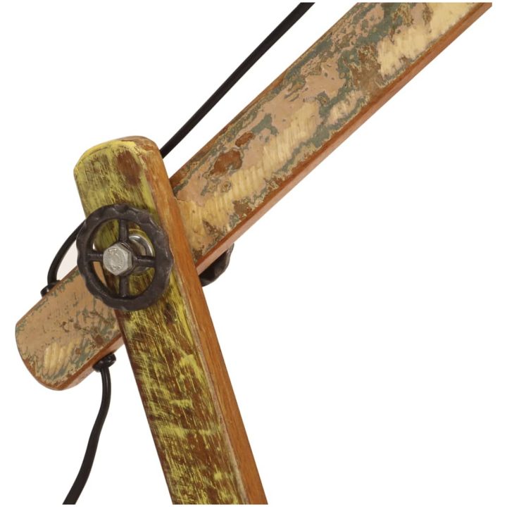 Skrivbordslampa industriell Flerfärgad rund 23x18x95 cm E27 vidaXL – bild 8