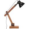 Skrivbordslampa industriell svart rund 58x18x90 cm E27 vidaXL – miniatyr 4