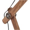 Skrivbordslampa industriell svart rund 58x18x90 cm E27 vidaXL – miniatyr 7