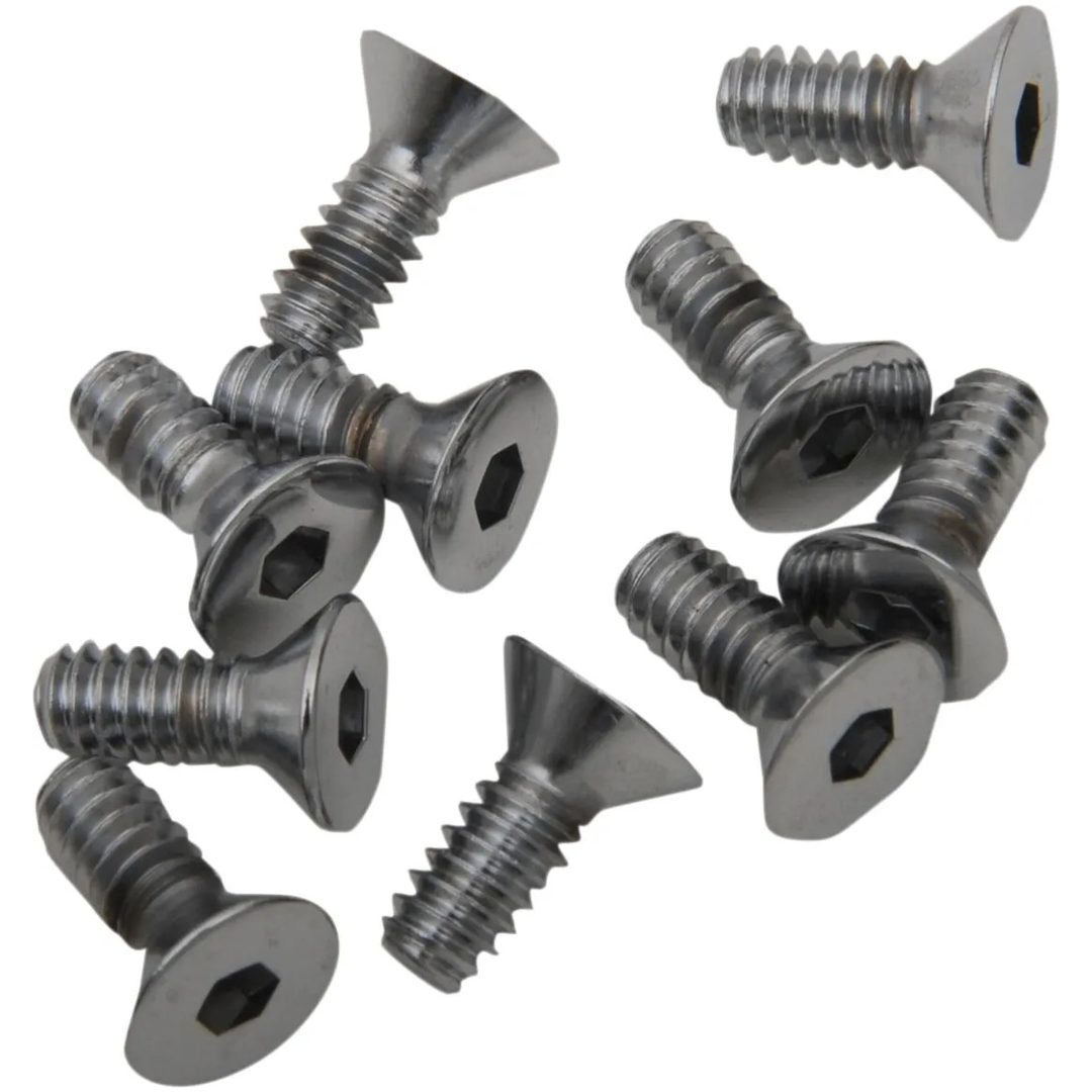 Skruv Försänkt 20 mm Krom DRAG SPECIALTIES