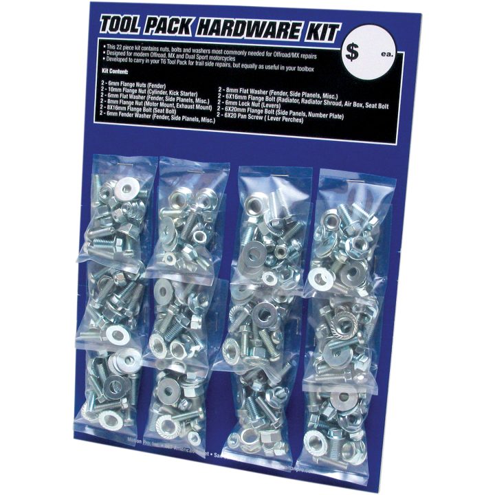 Skruv/Bult/Brick-kit Motion Pro 22st Skruvar, Bultar & Brickor Se beskrivningen nedan – bild 2