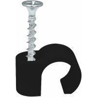 Skruvclips, Svart, ⌀14-18 mm, 3,9x41 mm, 100 st MALMBERGS