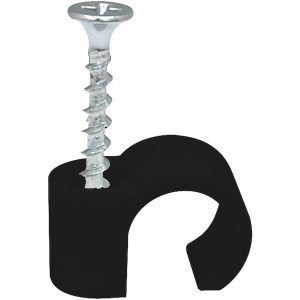 Skruvclips, Svart, ⌀18-22 mm, 3,9x41 mm, 50 st MALMBERGS