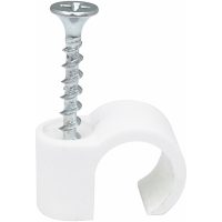 Skruvclips, Vit, ⌀10-14 mm, 3,9x42 mm, 10 st MALMBERGS