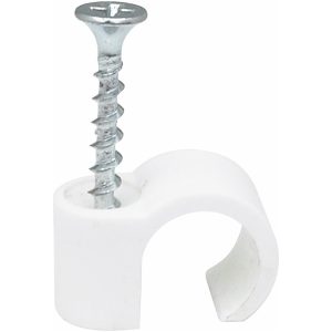 Skruvclips, Vit, ⌀10-14 mm, 3,9x42 mm, 10 st MALMBERGS