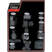 Skruvkit Allen Motor Polerad Silver COLONY